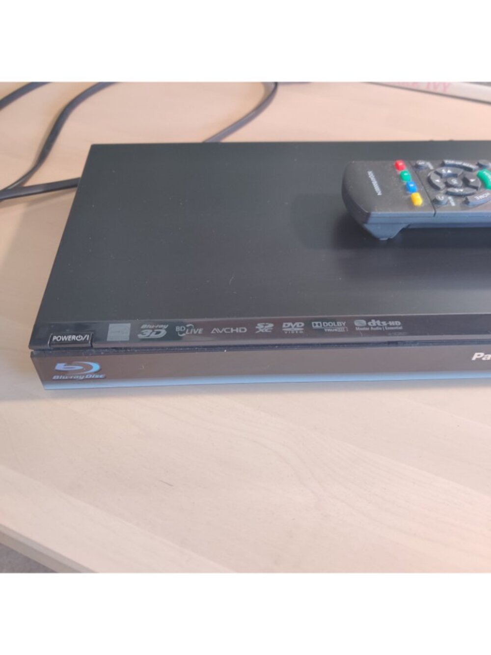 Panasonic DMP-BDT110 3D Blu-Ray Player + Remote - Picture 2 of 4
